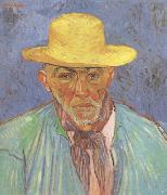 Portrait of Patience Escalier Shepherd in Provence (nn04), Vincent Van Gogh
